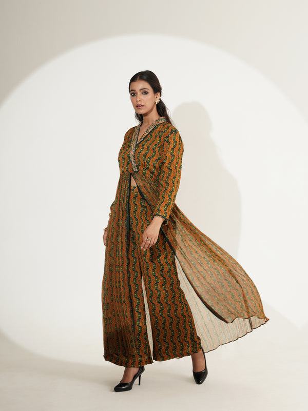 Long Suit with Straight Pant